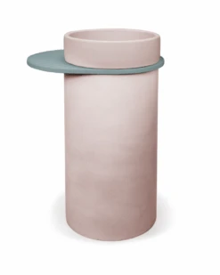 Cylinder - Bowl Basin (Blush Pink) -HERA BATHWARE cylinder bowl basin blush pinkrowboat traycylindersnood co 119384