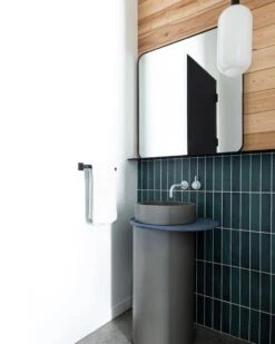 Cylinder - Bowl Basin (Rowboat) -HERA BATHWARE cylinder bowl basin rowboatno traycylindersnood co 590031