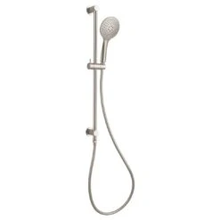 Shower Rail 3 Function | Nero -HERA BATHWARE dolce 3 function rail showerbrushed nickelshower railsnero tapware 933507