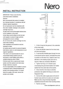 DOLCE Basin Mixer Stylish Spout -HERA BATHWARE dolce basin mixer stylish spoutbrushed nickelbasin mixernero tapware 232575