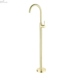 DOLCE Floormount Mixer 13 DOLCE Floormount Mixer -HERA BATHWARE dolce floormount mixerbrushed goldfloor bath mixernero tapware 774076