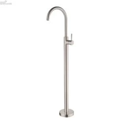DOLCE Floormount Mixer 12 DOLCE Floormount Mixer -HERA BATHWARE dolce floormount mixerbrushed nickelfloor bath mixernero tapware 101981