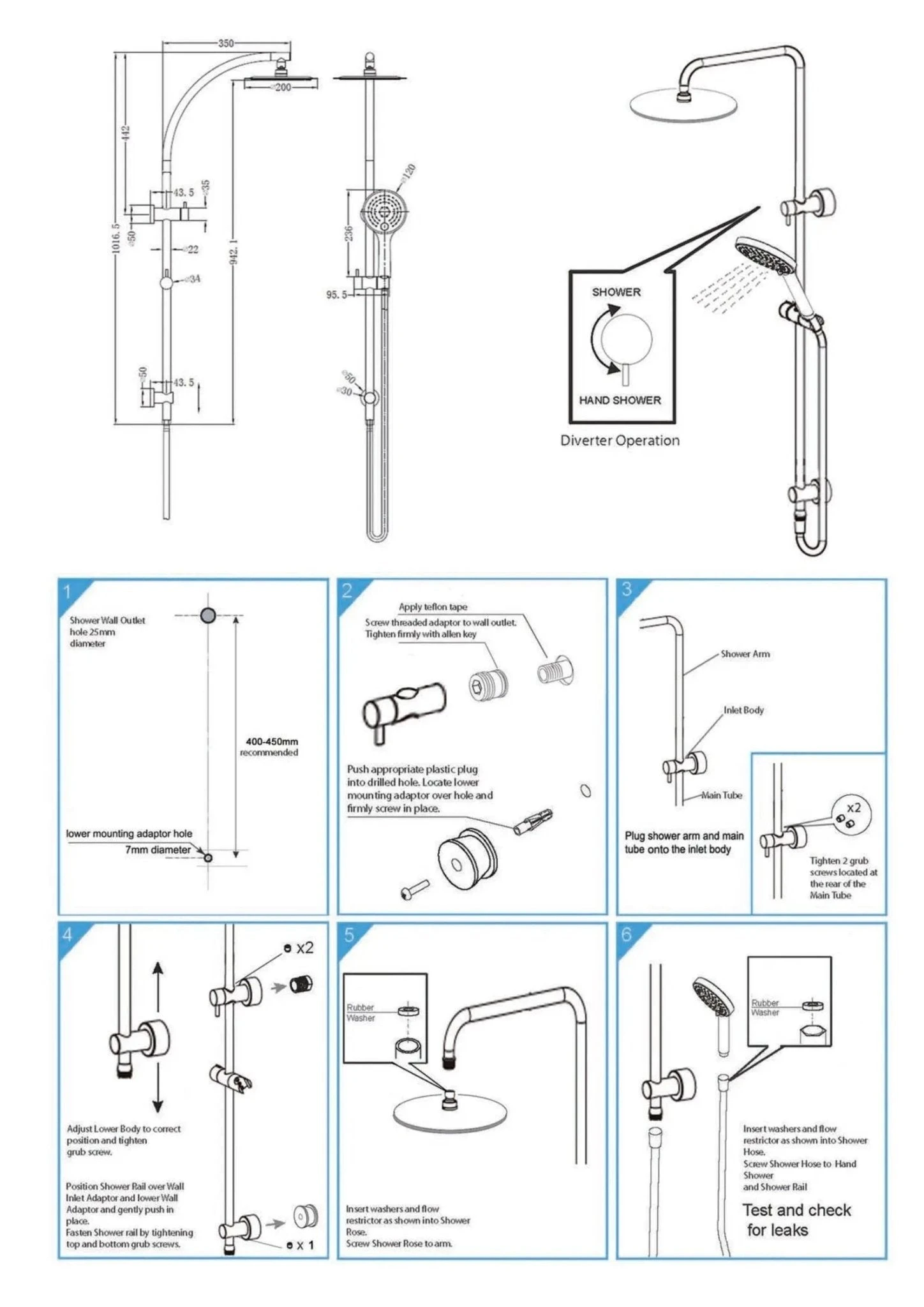 DOLCE Shower Column Set *Discontinuing* 6 DOLCE Shower Column Set *Discontinuing* - Image 6
