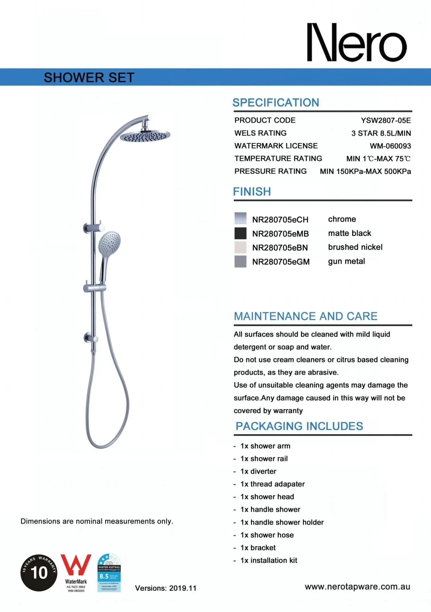 DOLCE Shower Column Set *Discontinuing* 5 DOLCE Shower Column Set *Discontinuing* - Image 5