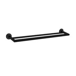 Dolce Towel Rail 700/900mm Double/Single 13 Dolce Towel Rail 700/900mm Double/Single -HERA BATHWARE dolce towel rail 700900mm doublesingledouble towel railmatte blacktowel railnero tapware 669710