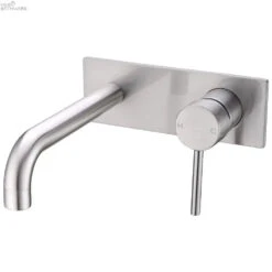DOLCE Wall Basin Mixer Stylish Spout 9 DOLCE Wall Basin Mixer Stylish Spout -HERA BATHWARE dolce wall basin mixer stylish spoutbrushed nickelwall basin mixernero tapware 706984