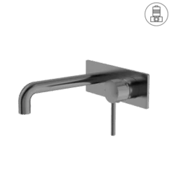 DOLCE Wall Basin Mixer Stylish Spout 12 DOLCE Wall Basin Mixer Stylish Spout -HERA BATHWARE dolce wall basin mixer stylish spoutgun metalwall basin mixernero tapware 617244