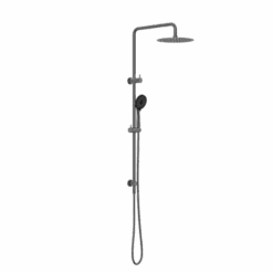 Dolce/ROUND Project Twin Shower 4 Star Rating | Nero -HERA BATHWARE dolceround project twin shower 4 star rating nerogun metalshower setnero tapware 405596