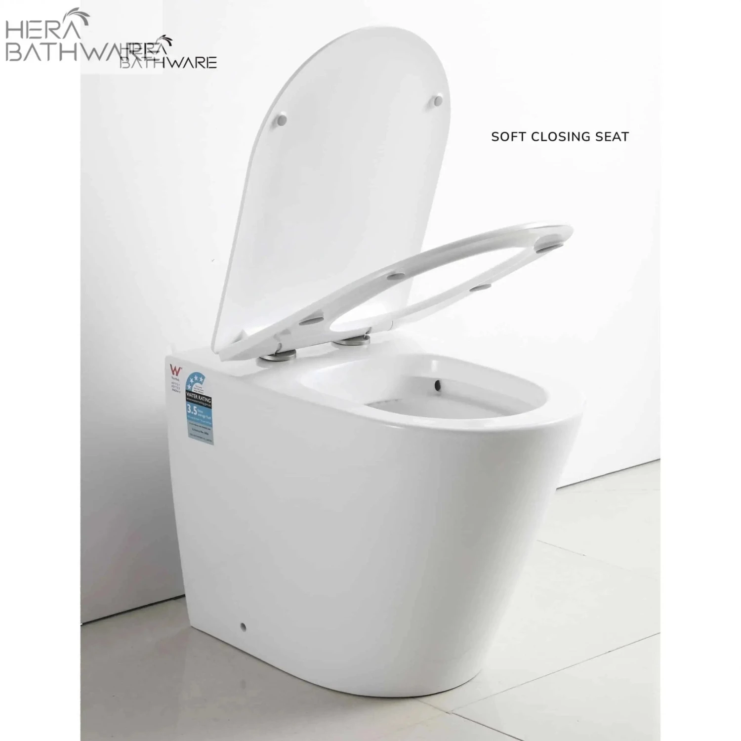 Duffy Gloss White Rimless Pan Only 2 Duffy Gloss White Rimless Pan Only - Image 2