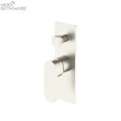 ECCO Shower Mixer With Diverter -HERA BATHWARE ecco shower mixer with diverterbrushed nickelshower mixernero tapware 143382