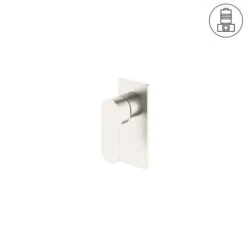 ECCO Shower Mixer 19 ECCO Shower Mixer -HERA BATHWARE ecco shower mixersquare platebrushed nickelnero tapware 224250