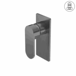 ECCO Shower Mixer 23 ECCO Shower Mixer -HERA BATHWARE ecco shower mixersquare plategun metalnero tapware 787289