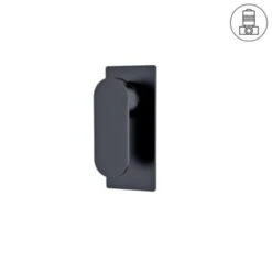 ECCO Shower Mixer 18 ECCO Shower Mixer -HERA BATHWARE ecco shower mixersquare platematte blacknero tapware 940996