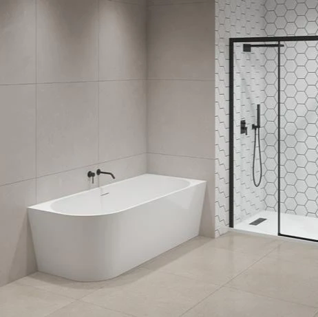 Eco Bath Tub Back To Wall & Corner Bath | Oceano 2 Eco Bath Tub Back To Wall & Corner Bath | Oceano - Image 2