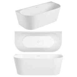 Eco Bath Tub Back To Wall & Corner Bath | Oceano 31 Eco Bath Tub Back To Wall & Corner Bath | Oceano -HERA BATHWARE eco bath tub back to wall corner bath oceanoback to wall1400mmbathtuboceano 447240