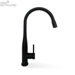 ELLE Pull Out Kitchen Mixer - 304 Matte Black