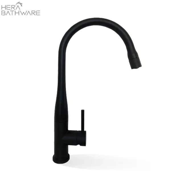 ELLE Pull Out Kitchen Mixer - 304 Matte Black 1 ELLE Pull Out Kitchen Mixer - 304 Matte Black