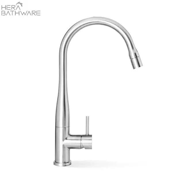 ELLE Pull Out Kitchen Mixer - 304 Polished Stainless 1 ELLE Pull Out Kitchen Mixer - 304 Polished Stainless