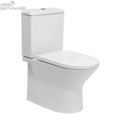 Emilia Back To Wall Rimless Toilet Suite With Polypropylene Close Seat