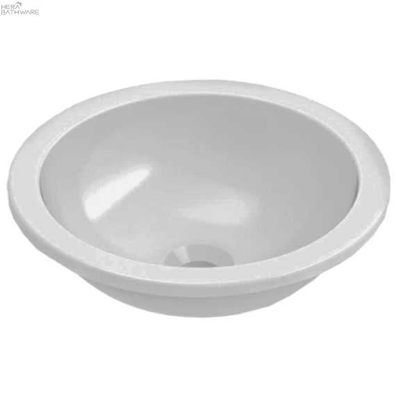 Emilia Round Compact Vanity Basin 360mm 1 Emilia Round Compact Vanity Basin 360mm