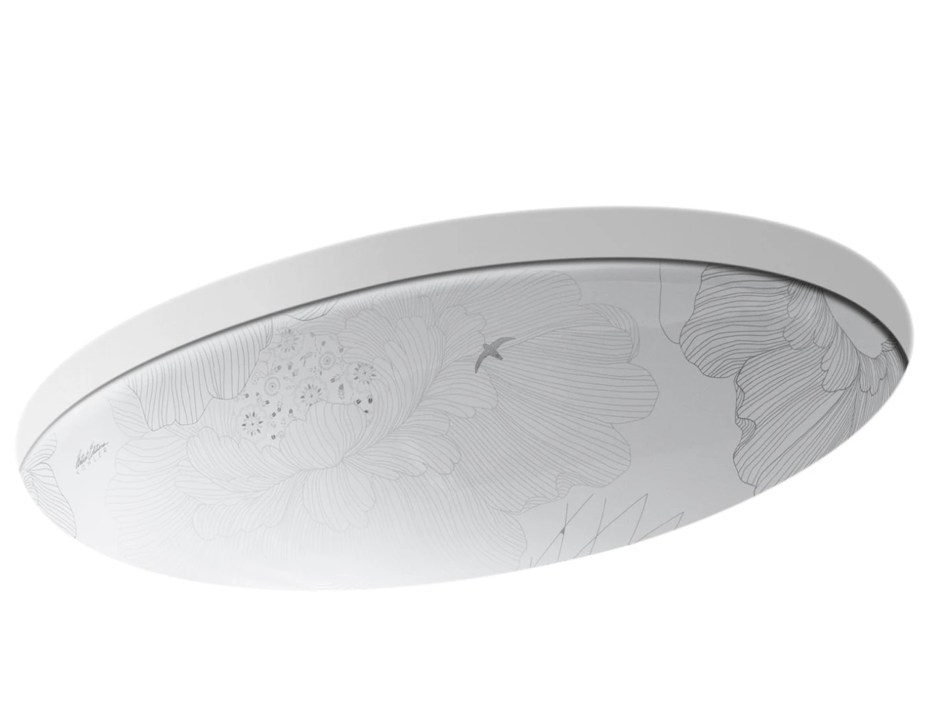 Empress Bouquet™ Vintage® Oval / Rectangular Under Counter Basin 1 Empress Bouquet™ Vintage® Oval / Rectangular Under Counter Basin