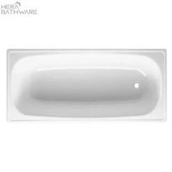 Esti Bath 1700mm Pressed Steel Enamelled