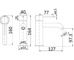 EURO Basin Mixer -HERA BATHWARE euro basin mixerbrushed nickelbasin mixerbella vista 429948
