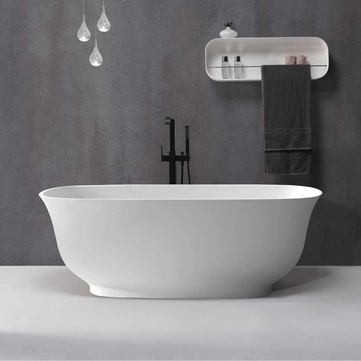 Evie Soldi Surface Freestanding Bathtub | Fifth Avenue 1 Evie Soldi Surface Freestanding Bathtub | Fifth Avenue