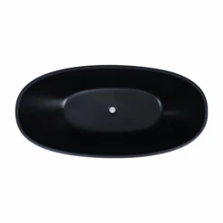 Stella Free Standing Bathtub - Matte Black -HERA BATHWARE evis free standing bathtub matte black1500mmmatte blackfreestanding bathskdk bathware 234234