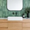 Fergus Semi Recessed Basin 500mm White Gloss