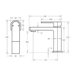 FLORA Basin Mixer 9 FLORA Basin Mixer -HERA BATHWARE flora basin mixerbrushed goldbasin mixerbella vista 605708