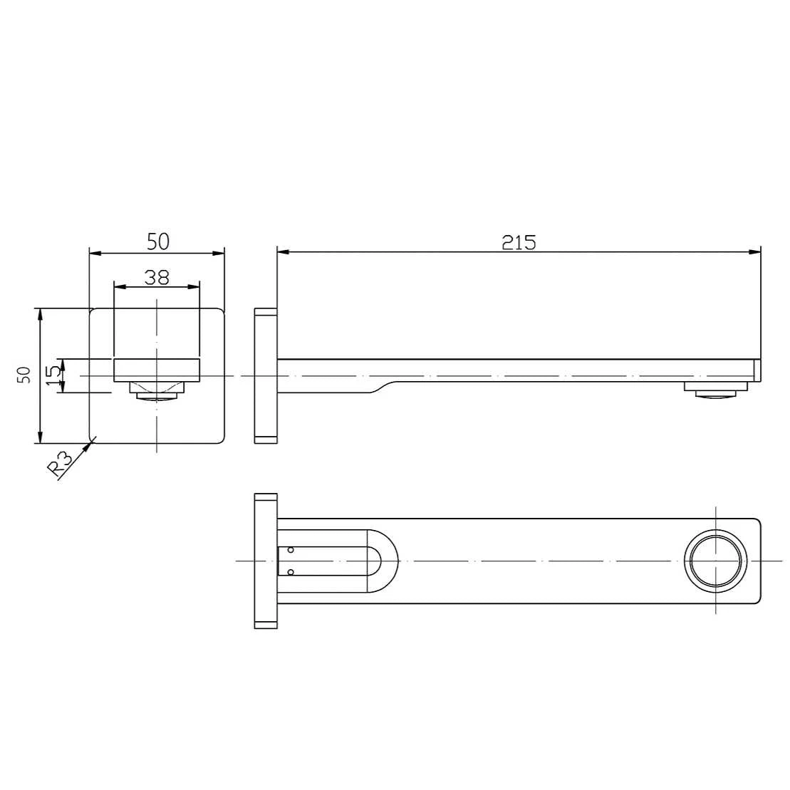 FLORA Bath Spout 6 FLORA Bath Spout - Image 6