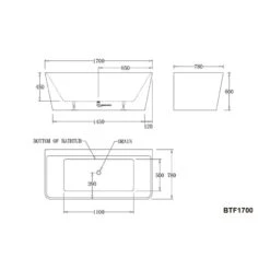 FLORENCE Back To Wall Spa Bathtub 13 FLORENCE Back To Wall Spa Bathtub -HERA BATHWARE florence back to wall spa bathtubwhite1500mmbathtubbest bm 506595