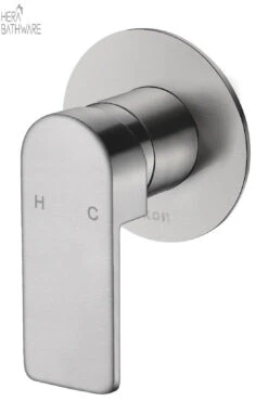Flores Wall Mixer -HERA BATHWARE flores wall mixerbrushed nickelshower mixerbella vista 631712