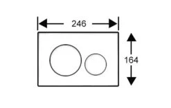 Geberit Sigma 20 Dual-flush Fully Matt Black Button -HERA BATHWARE geberit sigma 20 dual flush fully matt black buttonkdk bathware 252207