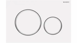 Geberit Sigma 20 Dual-flush Matt White Button With White Trim