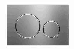 Geberit Sigma8 Dual-flush Selection -HERA BATHWARE geberit sigma8 dual flush selectionround sigma20 brushed stainless steel with chrome triminspire bathware 888259