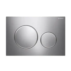 Geberit Sigma8 Dual-flush Selection -HERA BATHWARE geberit sigma8 dual flush selectionround sigma20 chrome with matte triminspire bathware 509920