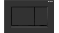 Geberit Sigma8 Dual-flush Selection -HERA BATHWARE geberit sigma8 dual flush selectionsquare matt black button with black triminspire bathware 185198