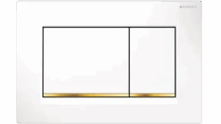 Geberit Sigma8 Dual-flush Selection -HERA BATHWARE geberit sigma8 dual flush selectionsquare white gold buttoninspire bathware 301654