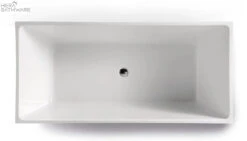 Theo Back To Wall Multifit Bathtub Non Overflow | Ceto -HERA BATHWARE halo multifit bathtub non overflow1000mmgloss whitebathtubkdk bathware 313094