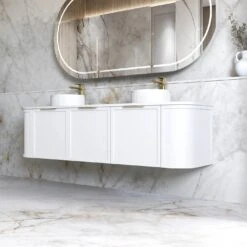 Hampshire 600-1800mm Satin White Wall Hung Vanity 29 Hampshire 600-1800mm Satin White Wall Hung Vanity -HERA BATHWARE hampshire 600 1800mm satin white wall hung vanitypure white flat stone top1800mmvanitiesotti 290502