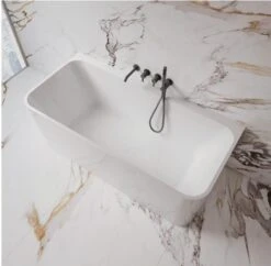 Helix Back To Wall Bathtub 1400/1500 | AZURA -HERA BATHWARE helix back to wall bathtub 14001500 azura1500mmbathtubsunny group 151591