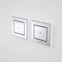 Invisi Series II® Rectangle Dual Flush Remote Buttons (Plastic) Chrome | Caroma