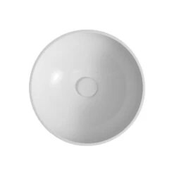 Jazz Solid Surface Round Basin Above Counter 400*400*140mm | BNK -HERA BATHWARE jazz solid surface round basin above counter 400400140mm bnkmatte whiteabove counter basinbnk 861934