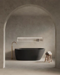 Juno Freestanding Bathtub -HERA BATHWARE juno freestanding bathtubcharcoalbathtubnood co 617948