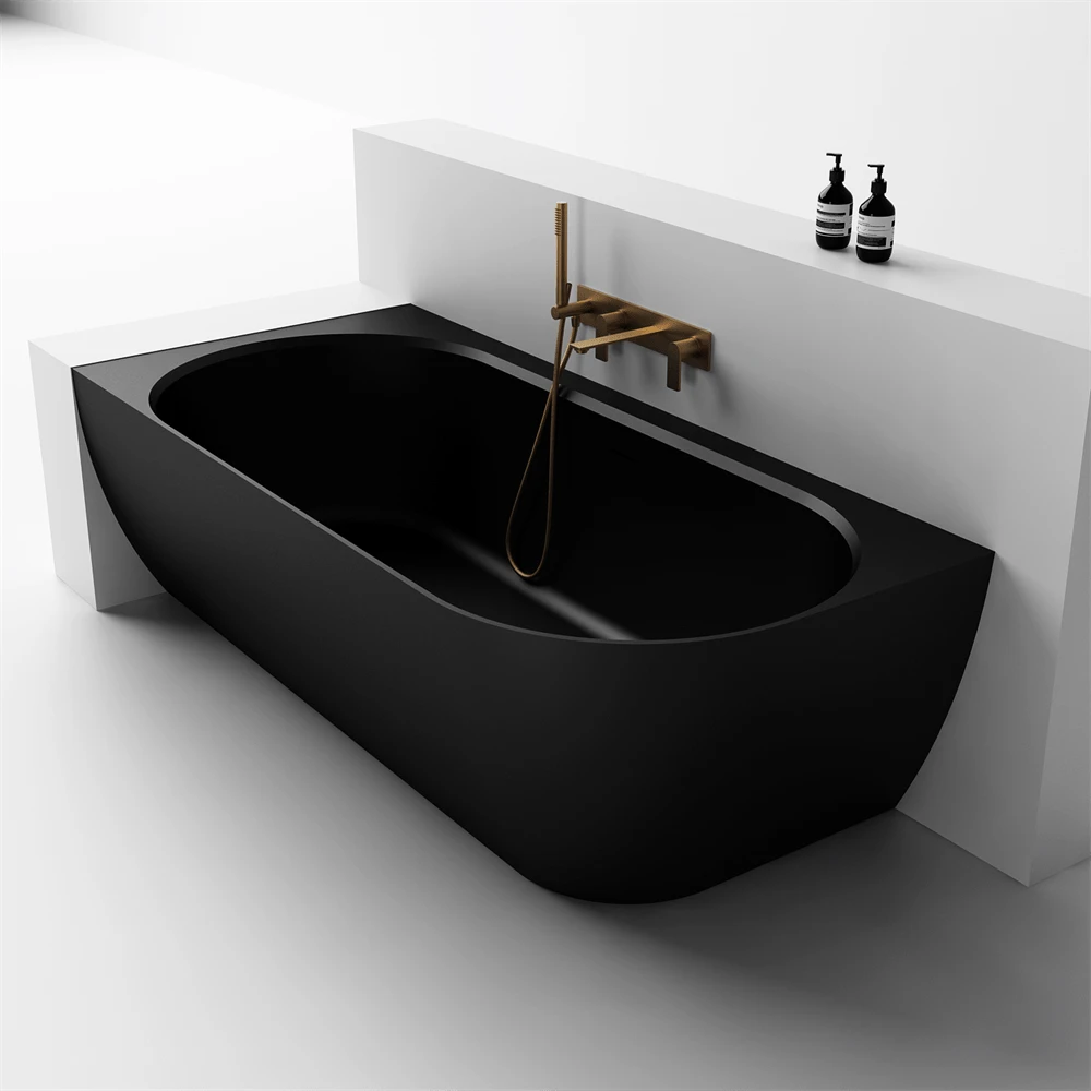 Justina Corner Oval Bath 1520/1750mm | Left/Right Corner | Stonebaths 9 Justina Corner Oval Bath 1520/1750mm | Left/Right Corner | Stonebaths - Image 9
