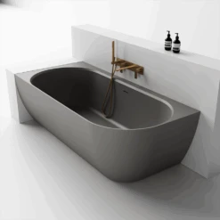 Justina Corner Oval Bath 1520/1750mm | Left/Right Corner | Stonebaths 29 Justina Corner Oval Bath 1520/1750mm | Left/Right Corner | Stonebaths -HERA BATHWARE justina corner oval bath 15201750mm leftright cornerbrown grey1750mm corner to lefttoka lite 680555