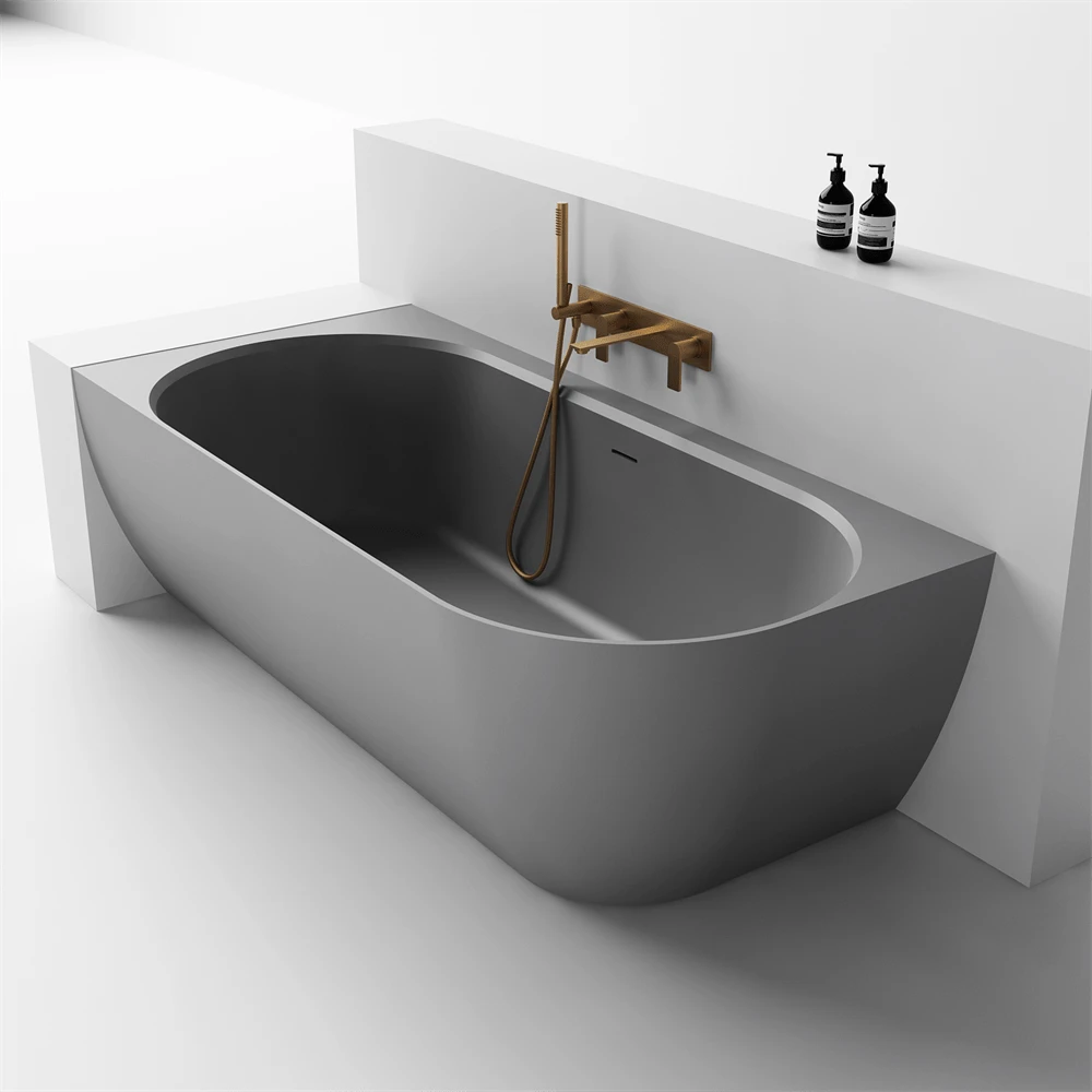 Justina Corner Oval Bath 1520/1750mm | Left/Right Corner | Stonebaths 11 Justina Corner Oval Bath 1520/1750mm | Left/Right Corner | Stonebaths - Image 11