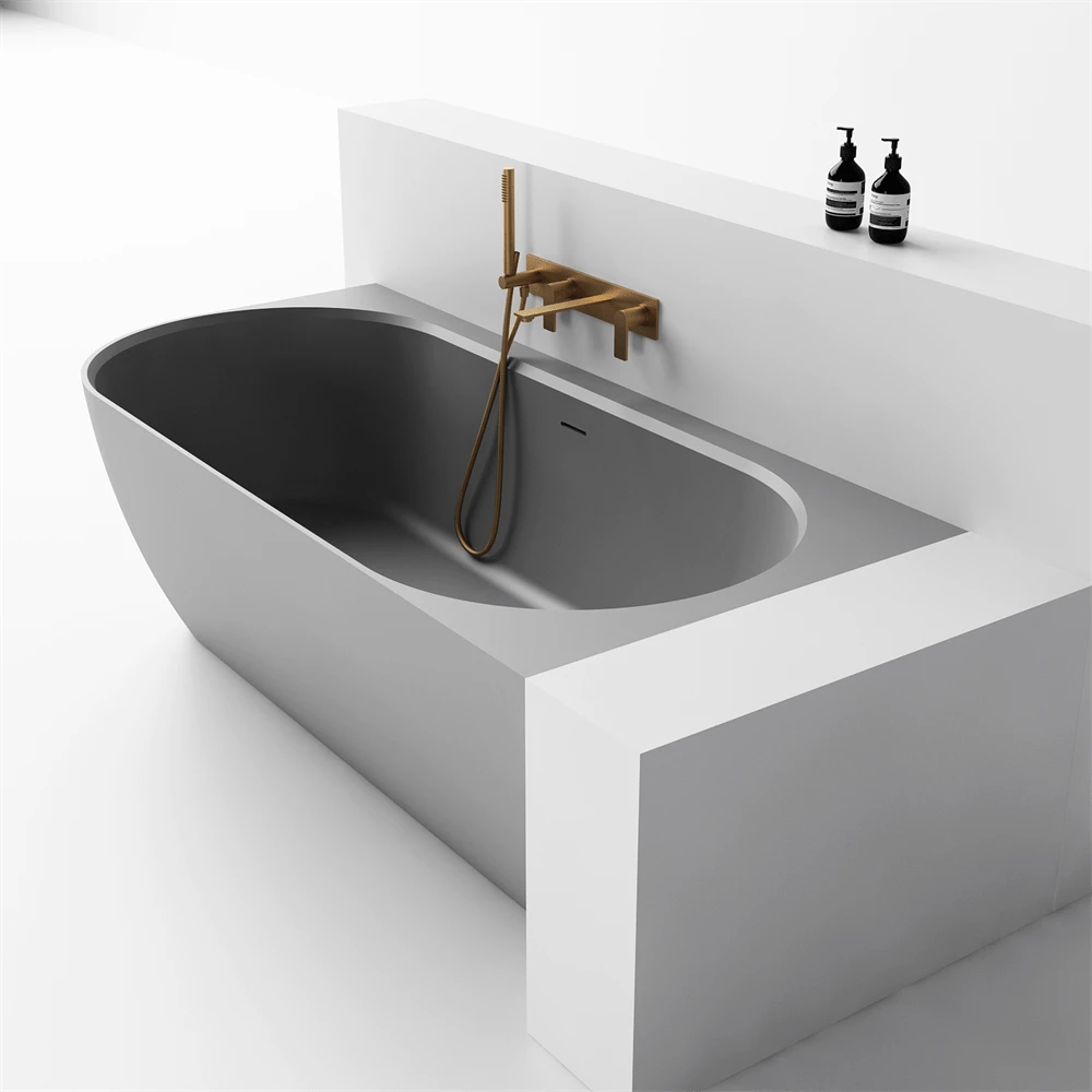 Justina Corner Oval Bath 1520/1750mm | Left/Right Corner | Stonebaths 15 Justina Corner Oval Bath 1520/1750mm | Left/Right Corner | Stonebaths - Image 15